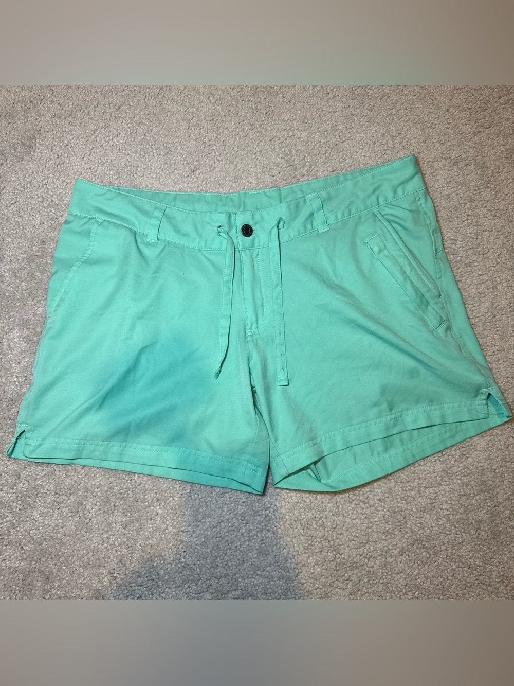 Magellan Outdoors Mint Green Drawstring Athletic Shorts